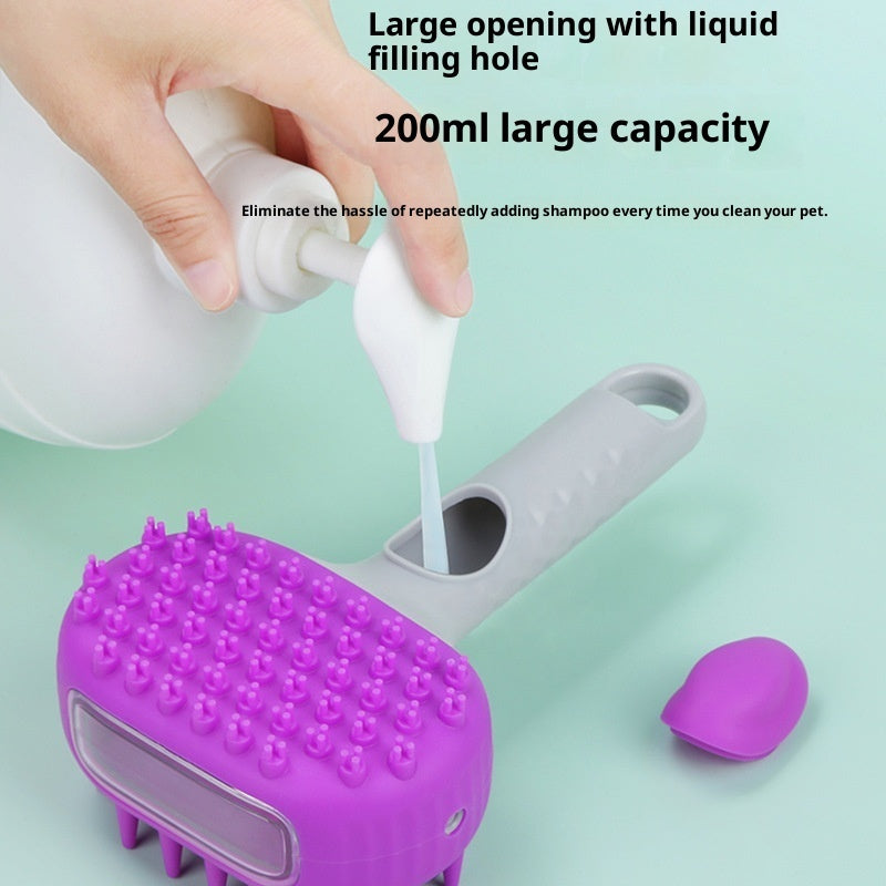 Pet Shower Bath Floating Hair Cleaning Brush Tool
