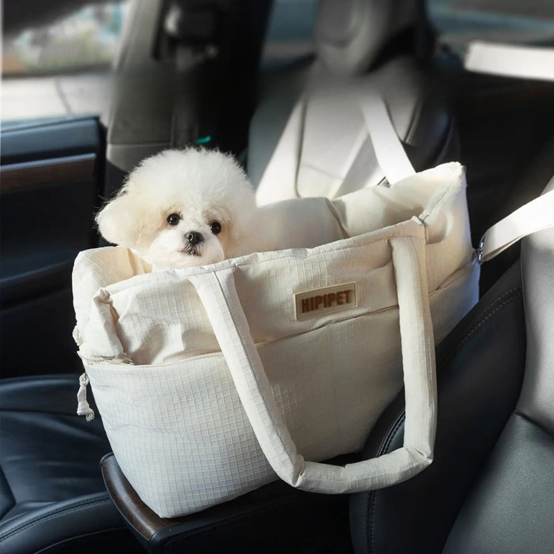 Pet Portable Car Seat Carrier With Safety Leash