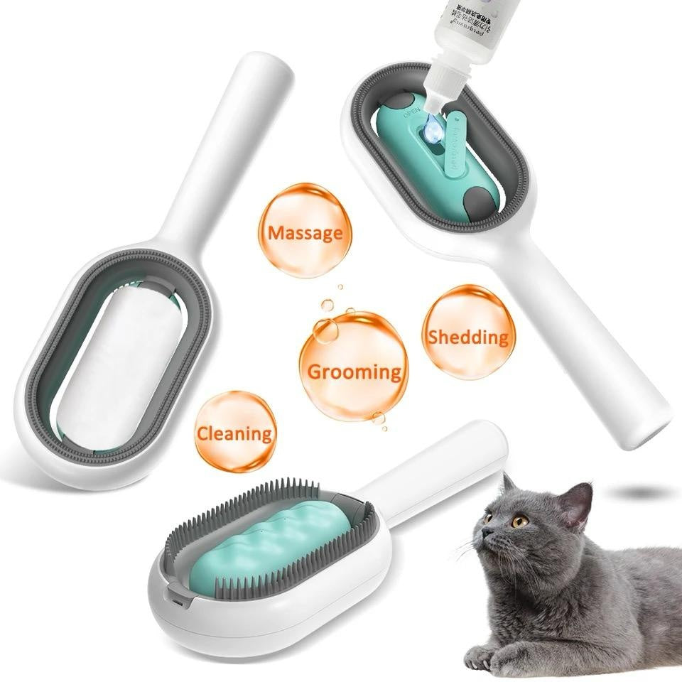 Pet Dematting Grooming Brush Hair Removal Cleaning Comb Tool