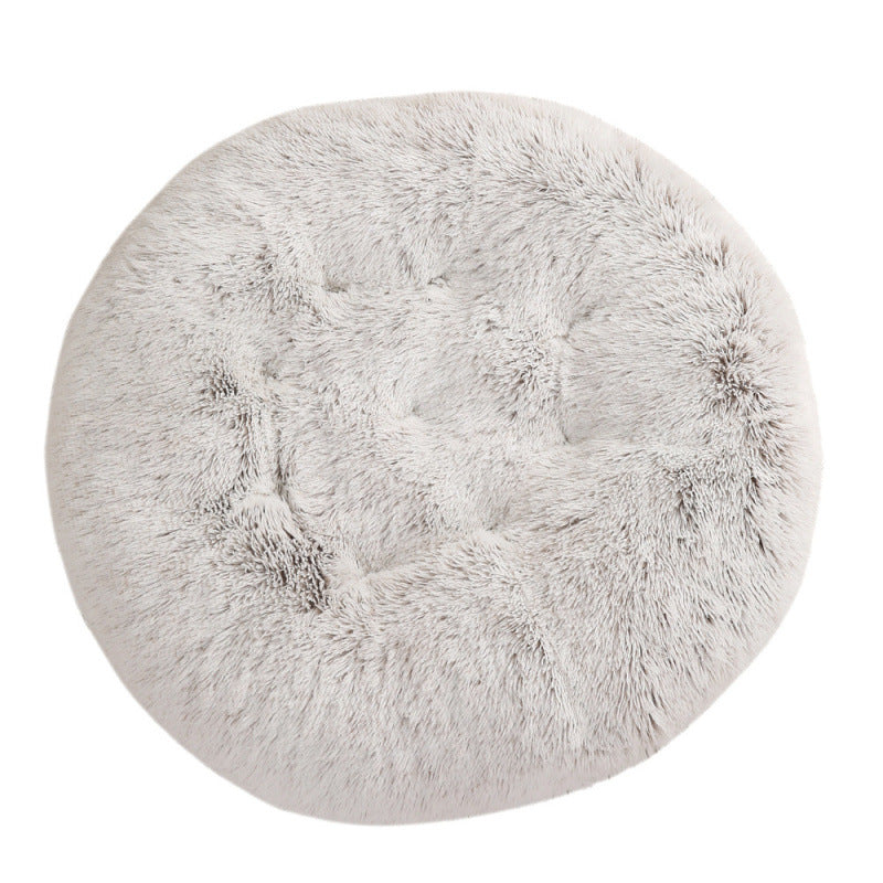 Round Plush Warm Pet Bed Mat
