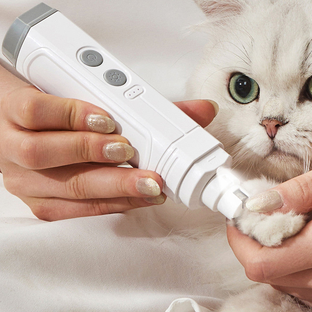 Pet Nail Trimmer Dual Light Automatic Grooming Device