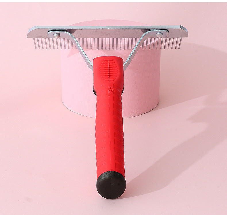 Pet Extra-Large Rake Grooming Comb Deshedding Brush Tool