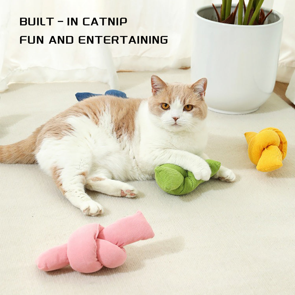 Interactive Pet Cotton Rope Tug Chew Knot Toy