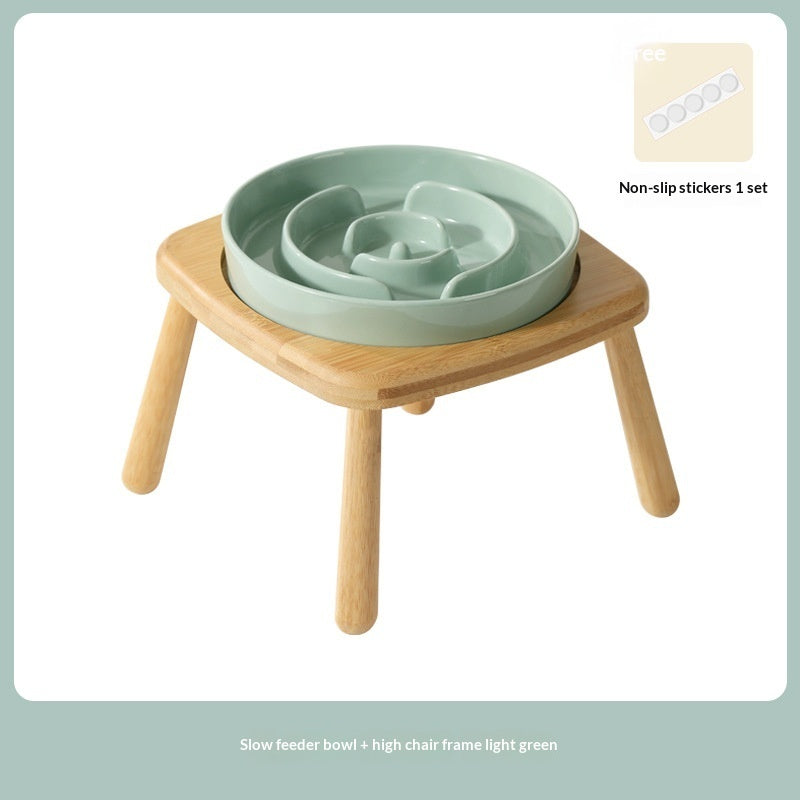 Pet Ceramic Slow Feeding Anti Choking Bowl