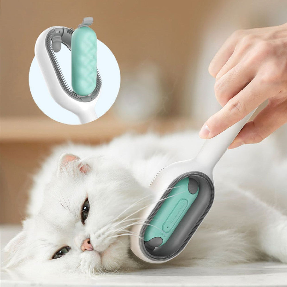 Pet Dematting Grooming Brush Hair Removal Cleaning Comb Tool