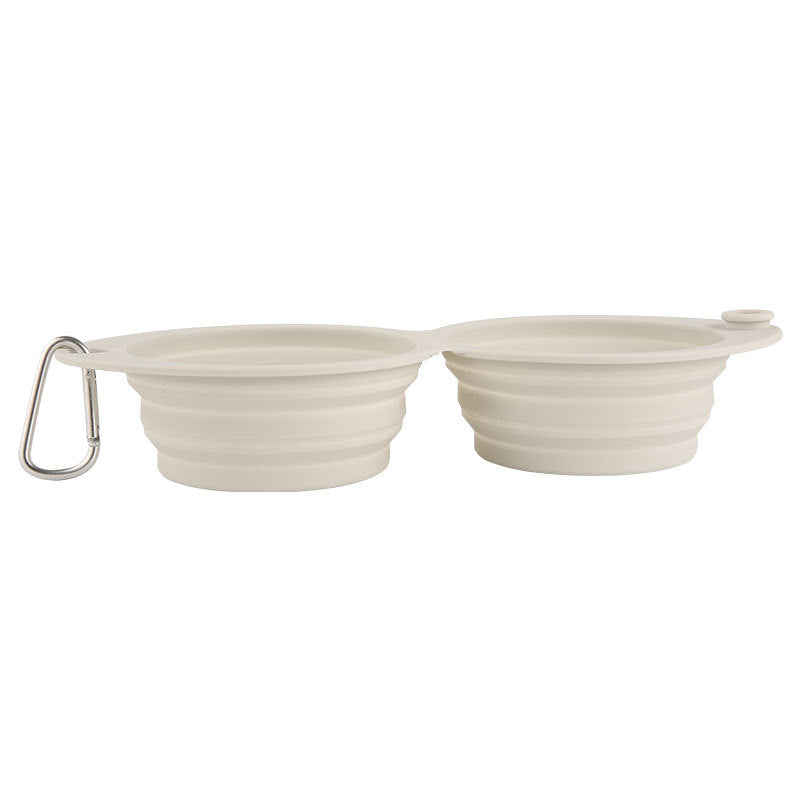 Foldable Silicone Pet Bowl for Outdoor Use