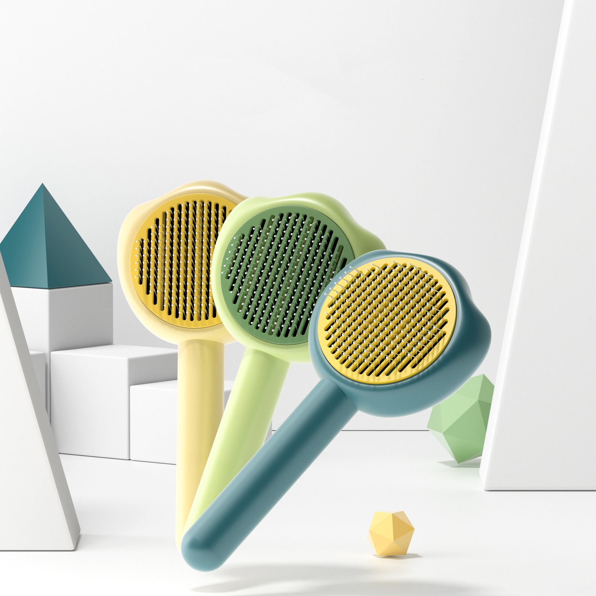 Pet Self-Cleaning Grooming Comb Hair Remover Brush Tool
